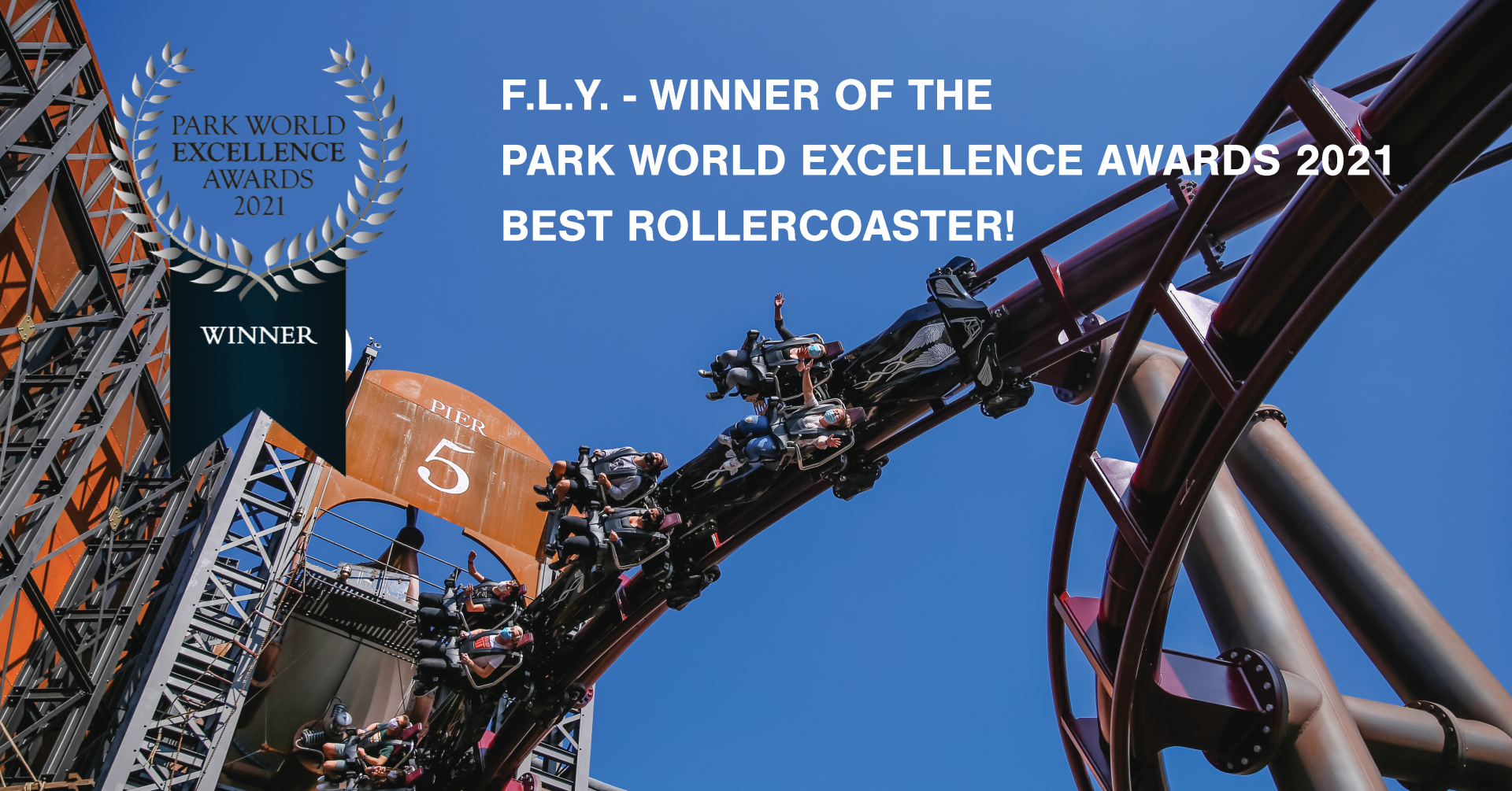 F.L.Y. WINNER OF THE PARK WORLD EXCELLENCE AWARD 2021 Vekoma